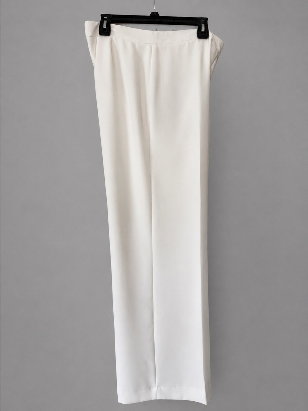 CeCe Wide Leg Pants cream ivory off/white  size 10 - Picture 5 of 10